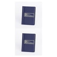 thumbnail image 4 of Naiovety Libro de almacenamiento de monedas portátil 120 rejilla rectangular alta transparencia impermeable a prueba de humedad a prueba de Azul 2piezas, 4 of 6