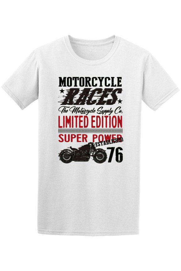 Motorcycle Races Super Power Tee Men's -Image by Shutterstock
