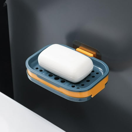 Dishes container saver s Wall Adhesive Suction for Bathroom