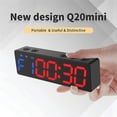 thumbnail image 5 of Temporizador de gimnasio portátil Temporizador de intervalos Reloj de fitness Reloj de cuenta regresiva/progresiva/cronómetro magnético Temporizador de fitness recargable por USB A, 5 of 5