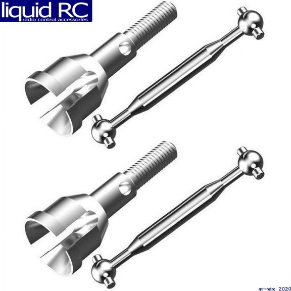 Imex Model Co., Inc 16376 Front Metal CVD Shafts & Outdrive Cups (X1 Pair)