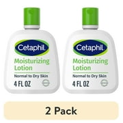 (2 pack) Cetaphil Moisturizing Lotion Hydrating Lotion for All Skin Types, Sensitive Skin, 4 fl oz