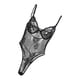 thumbnail image 5 of para mujer Lencería Ropa interior Camisón Negligee String Lencería Lencería con cuello Macarena Mono de encaje para mujer, 5 of 8