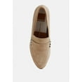 thumbnail image 4 of Durance Studded Genuine Suede Loafers, 4 of 8
