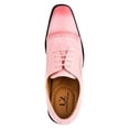thumbnail image 5 of LIBERTYZENO Men Oxford Style Adult Dress Shoes Pink 8.5, 5 of 7