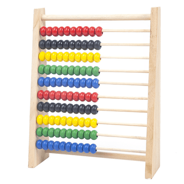 BESTSKY Abacus,Colorful Abacus for Early Learning Toddler Toys,Perfect for Teaching Basic Math Little People Toys,Yellow