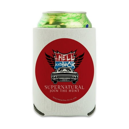 

Supernatural To Hell and Back Can Cooler - Drink Sleeve Hugger Collapsible Insulator - Beverage Insulated Holder