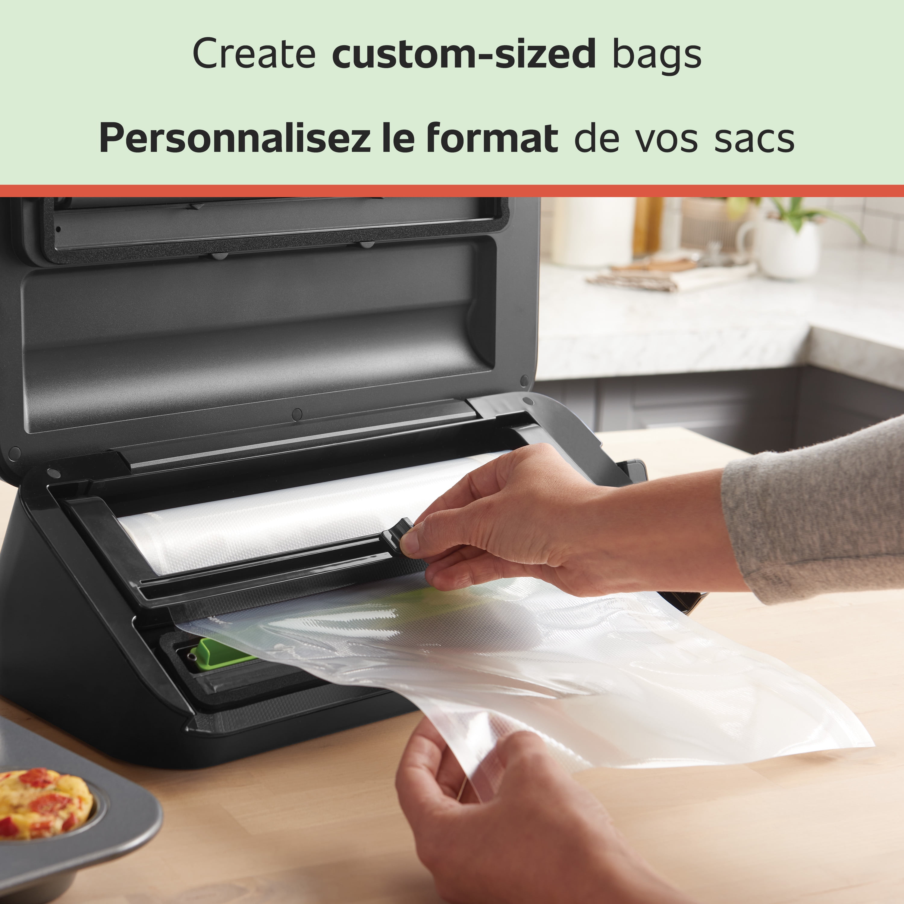 FoodSaver 11" x 16' Vacuum Sealer Rolls (27.9 cm x 4.87 m), 2 Pack, 2 Pack