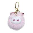 thumbnail image 4 of Llavero con colgante de gato de peluche, ligero, decorativo y novedoso, para bolso. Rosa, 4 of 9