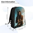 thumbnail image 2 of Aquaman Backpack, Travel Laptop Backpack, Water Resistant College Computer Bag, Durable Daypack, Fit 16 Inch Notebook, 2 of 8