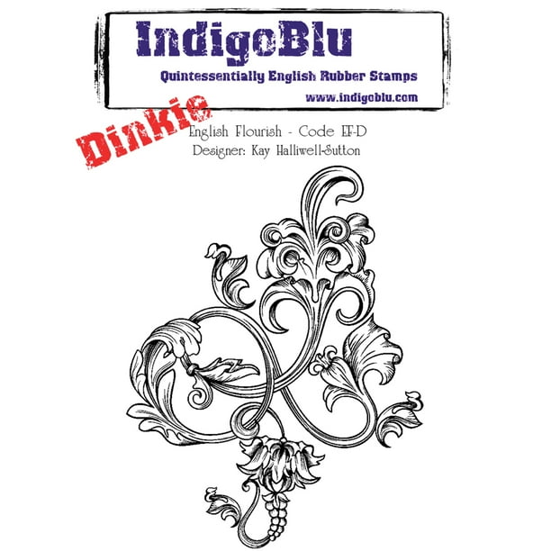 Indigoblu English Flourish-Dinkie