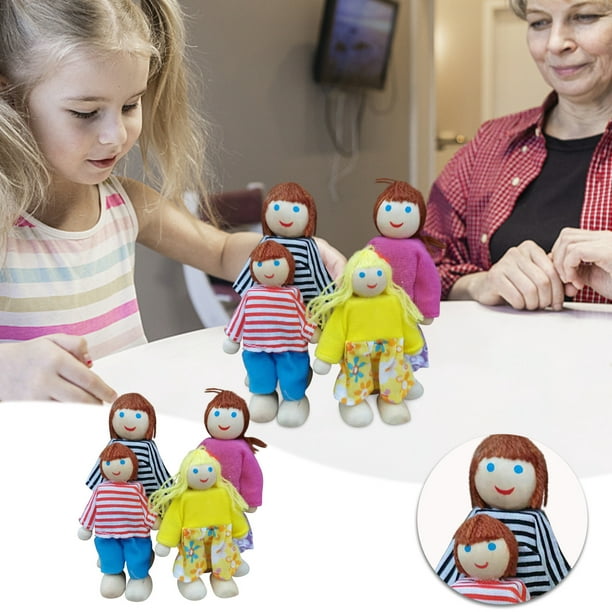 Meubles en bois Ensemble miniature pour poupée Jouets Maison