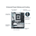 thumbnail image 3 of ASUS PRIME X670E-PRO WIFI AMD X670 AM5 Ryzen Desktop 9000 8000 & 7000 ATX motherboard with PCIe 5.0, four M.2 slots, DDR5 slots, USB 3.2 Gen 2x2 Type-C, USB4 support, WIFI 6E, and 2.5G Ethernet, 3 of 5