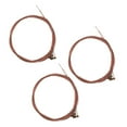 thumbnail image 1 of OUNONA 3Pcs Replacement Guitar Strings Steel Light Brown for Acoustic Instruments, 1 of 6