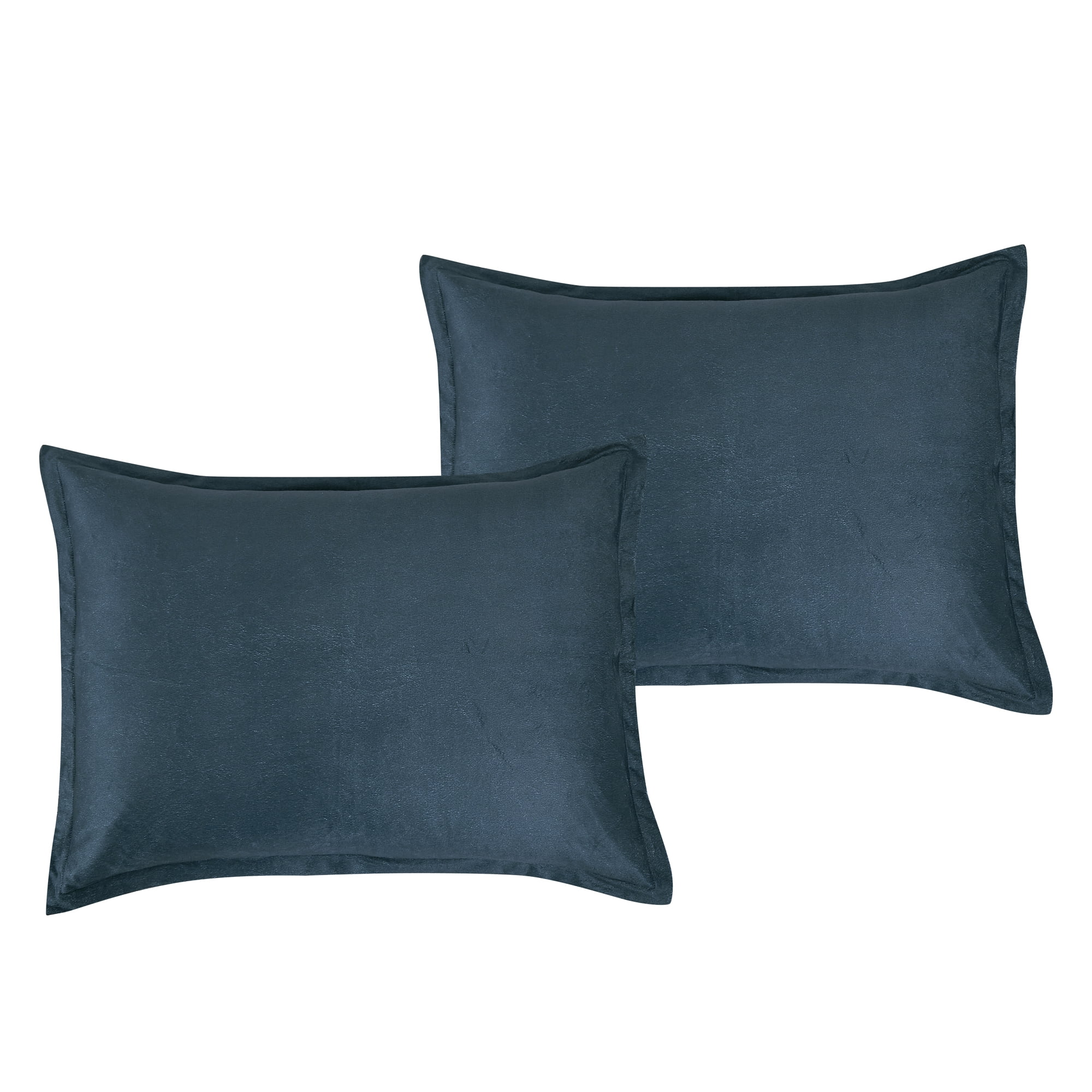 HIG Embroidered Velvet Comforter Set, 5-Piece Soft Luxury Bedding with 2 Shams & 2 Decorative Pillows, Queen