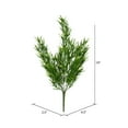 thumbnail image 2 of Vickerman 19" Artificial Green Podocarpus Bush UV Coated, Pack of 2, 2 of 3
