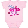 thumbnail image 3 of Inktastic Big Sister to Be with Flowers and Arrow Girls Baby Bodysuit, 3 of 5