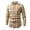 Yellow, variant on Njagoc3 Cotton Button down Shirts for Men Long Sleeve T Shirts Classic Business Casual Shirts Fall Plaid Shirts with Pocket