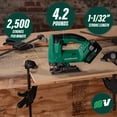 thumbnail image 2 of Metabo HPT 18V MultiVolt Jig Saw | 2500 SPM | Variable Speed Trigger | Tool Only | CJ18DAQ4, 2 of 2