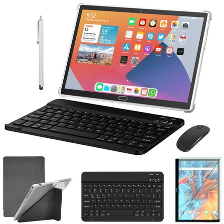 Feonal 10 inch Tablet Android 11 Tablets PC with Keyboard and Mouse...