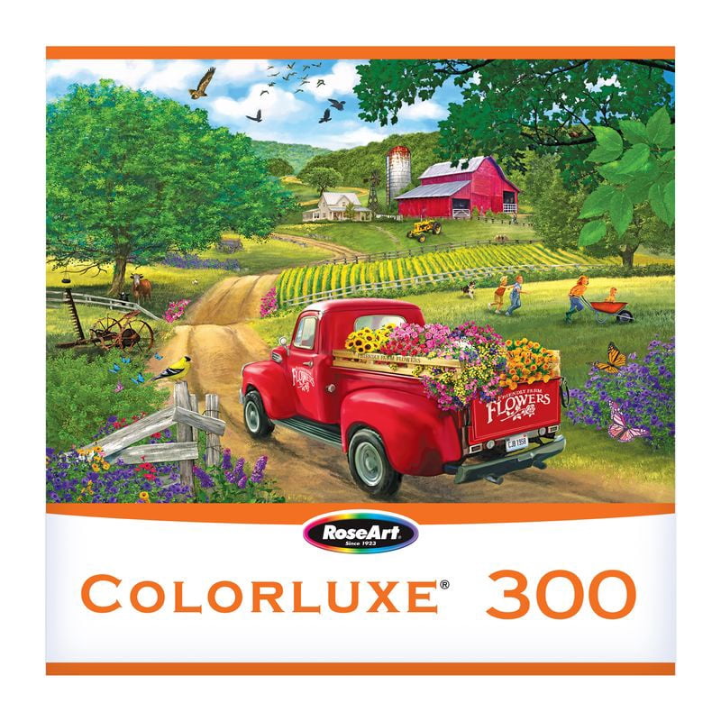 Colorluxe 300pc country road flower truck