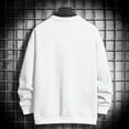 thumbnail image 5 of Pedort Men's Crewneck Sweatshirt Design Pullover Hoodless Shirt Tops White,2XL, 5 of 5