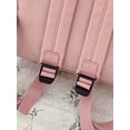 thumbnail image 4 of Goory Girls Rucksack Anti-Theft Backpack Multipurpose Bookbag Daypack Multi Pockets Outdoor Large Capacity Blanket Roll Waterproof Top Handle Travel Pink Backpack+3 Badges, 4 of 9