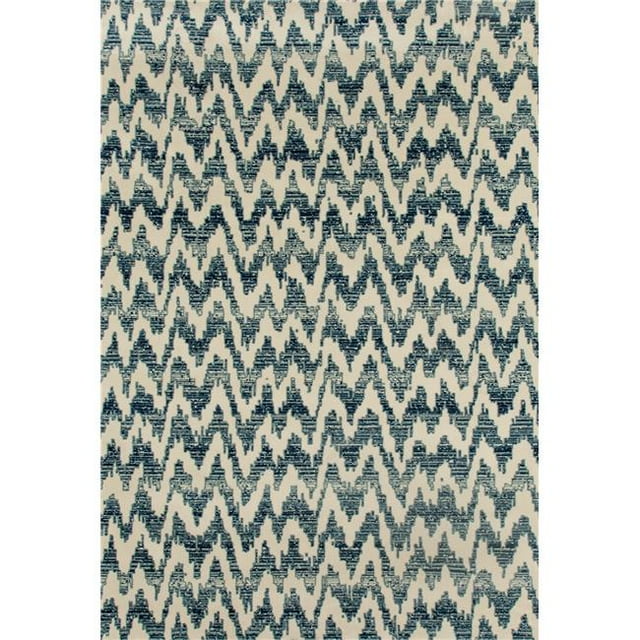 Art Carpet 25290 2 x 4 ft. Troy Collection Static Woven Area Rug, Blue