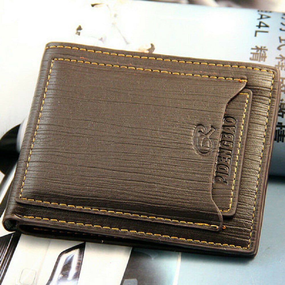 Fashion Men's Bifold Leather Wallet ID Credit Card Holder Billfold Purse Clutch Fashion Men's Bifold Leather Wallet ID Credit Card Holder Billfold Purse Clutch