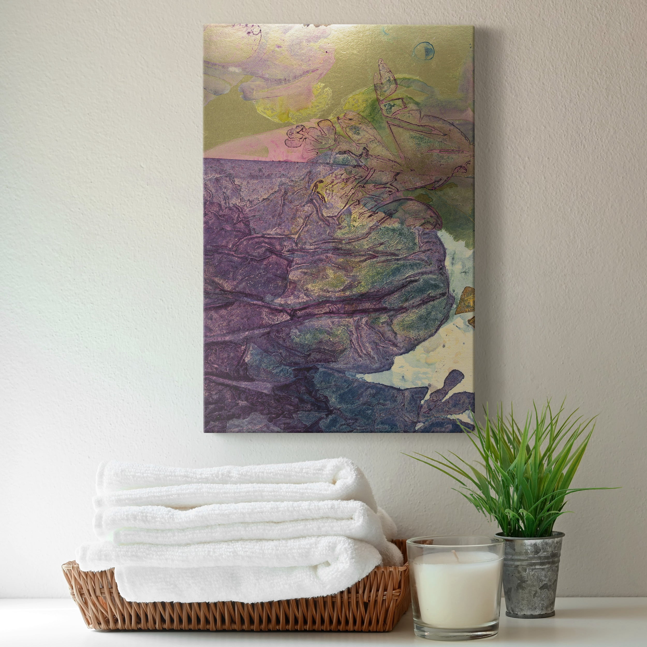Monet's Landscape V Premium Gallery Wrapped Canvas - Ready to Hang