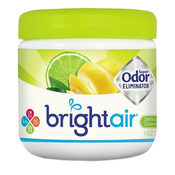 BRIGHT Air Super Odor Eliminator Zesty Lemon and Lime 14 oz 6/Carton 900248