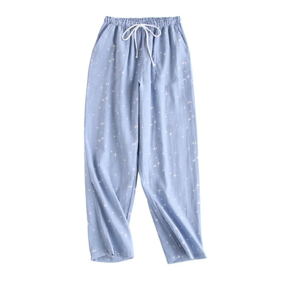 Women's Plush Lounge Pants with Elastic Waistband, Soft Sleepwear for Home Wear, Comfortable Relaxed Fit Sleep Pants, Cozy Thermal Pajama Bottoms for Indoor Relaxation, Warm House Pants for Women