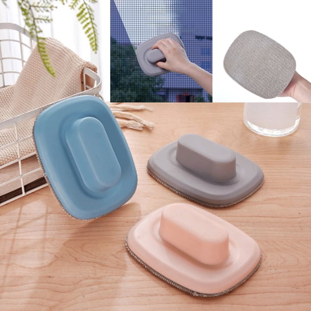 Cepillo para limpiar ventanas, doble uso, húmedo y seco, cabezal extraíble, para alfombras y sofás, fácil limpieza, multisuperficie, accesorio para el hogar