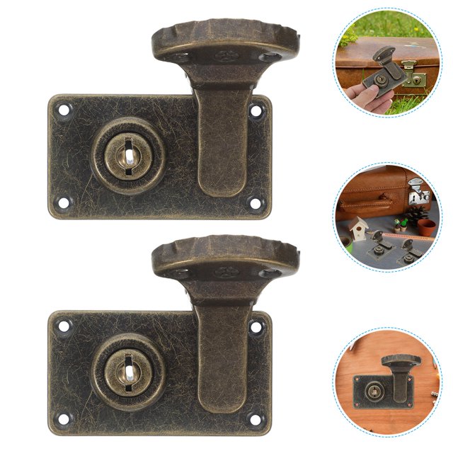 AURARMLET 2 Pcs Cadenas avec Sensation Confortable pour Boîtes de Voyage Utilisation Polyvalente