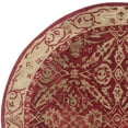 thumbnail image 3 of SAFAVIEH Anatolia Lysette Floral Area Rug, Red/Ivory, 6' x 6' Round, 3 of 4