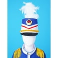 thumbnail image 4 of Aislor Unisex Girls Boys Deluxe Marching Band Uniform Sets Royal Guard Show Festival Costume 3-12 Royal Blue C 9-10, 4 of 7