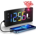 thumbnail image 1 of Teetheory Bedroom Projector Alarm Clock, 180° Rotating Projector Arm, 3.4-inch Display, Adjustable Brightness, Suitable for Home and Office Use, 1 of 6