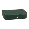 thumbnail image 3 of Caja de joyería, caja de regalo de recuerdo, organizador portátil para mujeres, soporte de joyería de escritorio Verde, 3 of 9