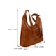 thumbnail image 4 of Bolso de mano para mujer, de PU, elegante, informal, moderno, grande, bandolera, para la axila, para mujer y niña, 4 of 8