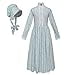 thumbnail image 3 of GRACEART Robe de Pionnière Costume de Prairie Coloniale Robe Paysanne Amish 100% Coton, 3 of 4