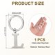 thumbnail image 2 of Llavero de Letra Inicial Uxcell para Hombres y Mujeres A-Z Color Plata Letra L, 2 of 7