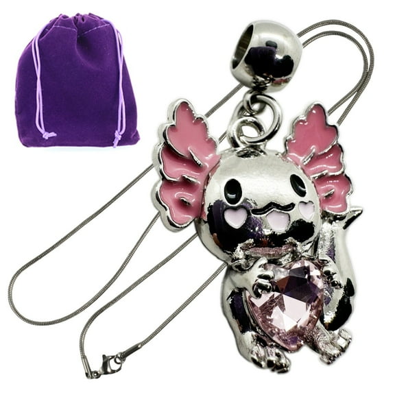 Axolotl Sea Marine Charm Necklace Pendant Jewelry
