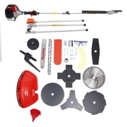 FETCOI 10 in 1 52cc Hedge Trimmer Brush Cutter Lawn Mower Yard Pruner Grass Trimmer