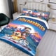 thumbnail image 3 of Los Inseparables Conjunto de sábanas temático, trío de piezas, cómodo y amigable con la piel, diseño único, regalo de decoración para el hogar para familiares, amigos y fans,140cm *210cm, 3 of 6