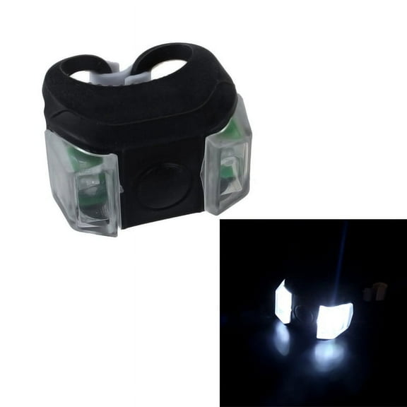 Cadorn LED Bike Light - 2 LEDs, 3 Flash Modes, Batteries Included