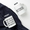 thumbnail image 2 of Funny Retirement Gifts for Woman Men, Happy Retiree Mug 11oz, Best Retirement Gift for Women 2025, Gag Farewell Present for Coworkers Nurse Teacher Boss, Office Retired Coffee Cup, 2 of 4