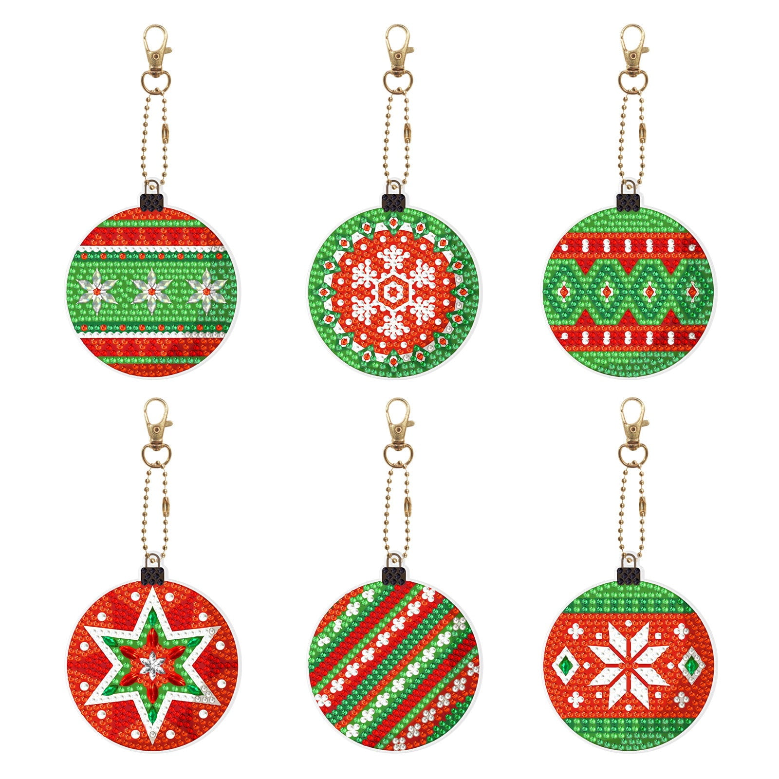 Diamond Painting Keychain Handmade Cartoon Key Chain with Acrylic Board Drill Pen Key Rings DIY Craft Keyring Diamond