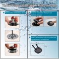 thumbnail image 4 of Tapón de desagüe de bañera WELSAN universal, desplegable, negro mate, 4 of 6