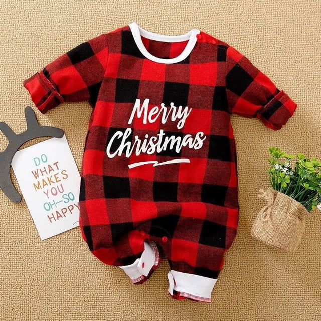 Disfraces de Navidad, ropa para bebés y niños, Cosplay para niñas, elfo verde, Papá Noel, Pelele de algodón de manga larga para niños y niñas + conjunto de sombrero, traje de Navidad