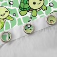 thumbnail image 4 of Castle Fairy Preppy Children Green Sea Turtle Black Out Curtains,Marine Animal Curtains Pack of 2 (42x63 Each),Cartoon Ocean Wildlife Bedroom Curtains,Breathable Home Decor, 4 of 6